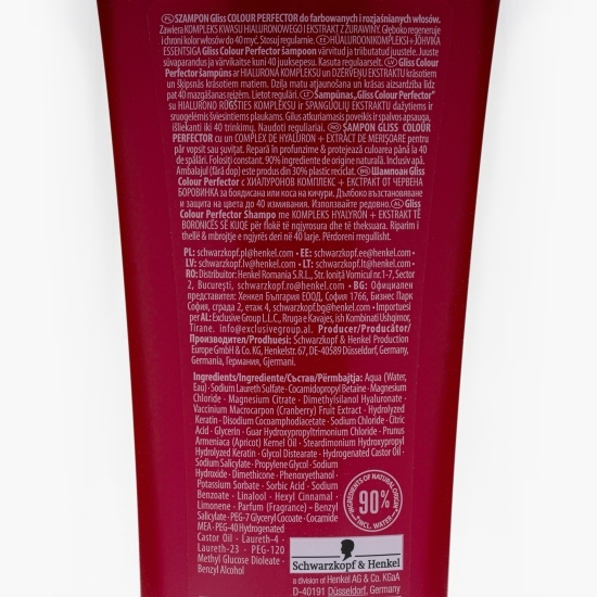 Șampon pentru păr vopsit Colour Perfector 250ml