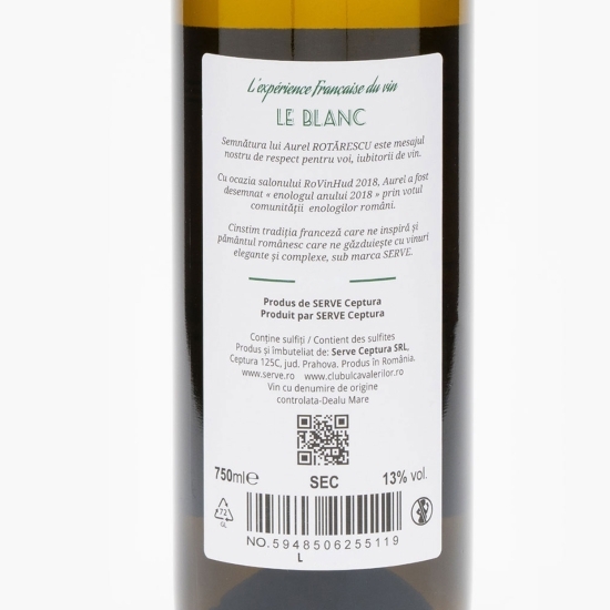 Vin alb sec Le Blanc, 13%, 0.75l