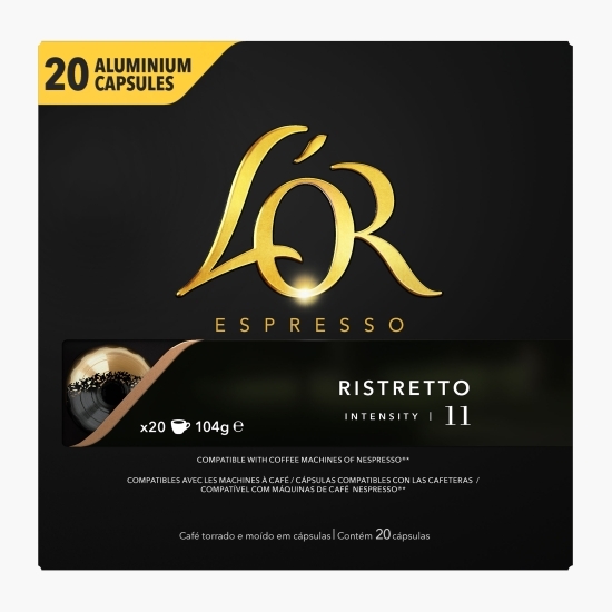 Espresso Ristretto 20 băuturi, 104g, , capsule cafea