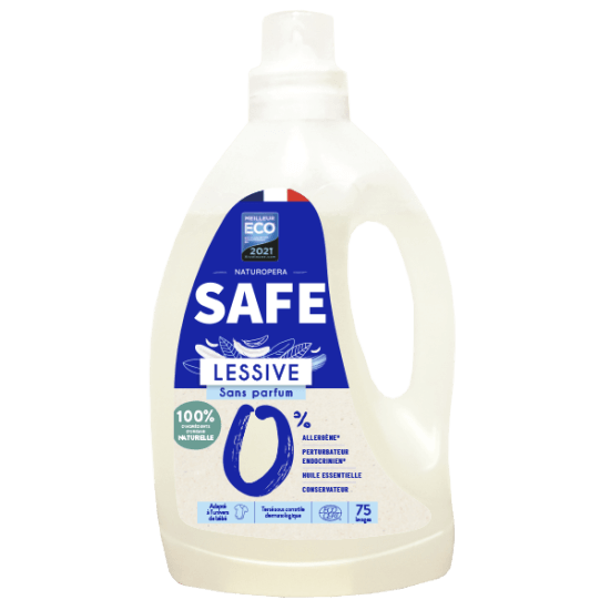Detergent de rufe lichid bio, fără parfum, 3l 	