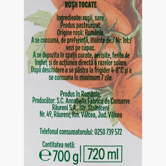 Roșii tocate țarănești 700g