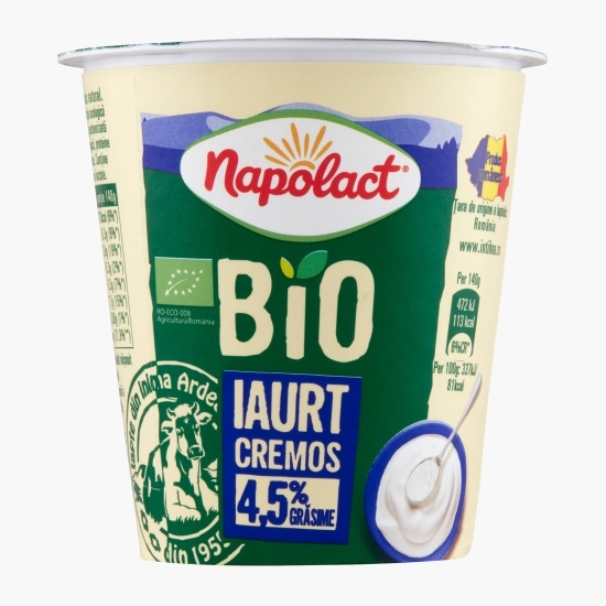 Iaurt cremos eco 4.5% grăsime 140g