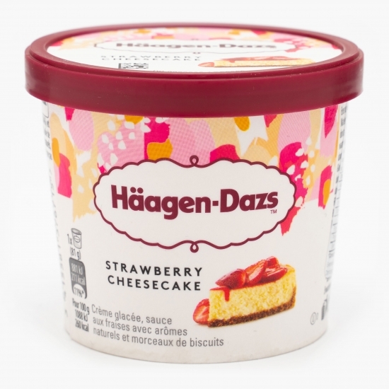 Înghețată cu aromă de cheescake cu căpșuni 81g