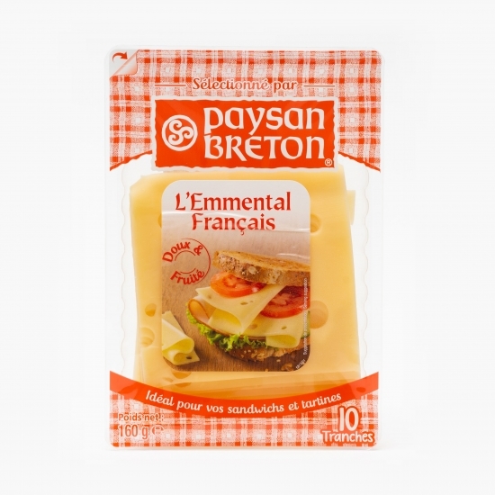 Brânză Emmental felii 160g