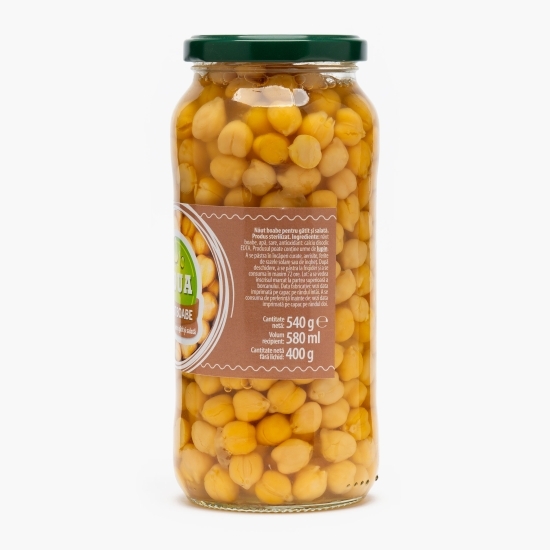 Năut boabe în saramură 540g 