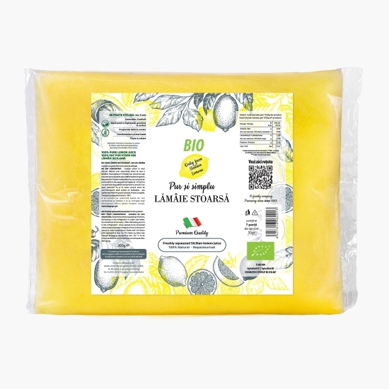 Lămâie eco stoarsă, congelată, 350g
