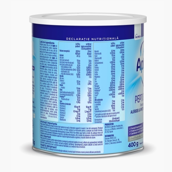 Lapte praf Pepti SYNEO 1, 0-6 luni, Nutricia, 400g