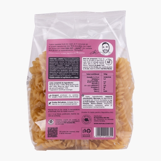 Paste eco din orez, porumb și năut Cele mai...Paste, fără gluten 250g