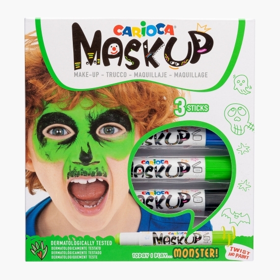 Cariocă Mask-Up Monster 3/set