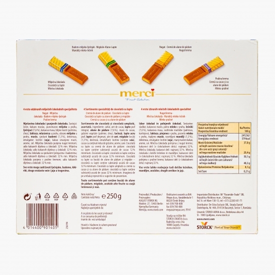 Mini ciocolate asortate Finest Selection 4 sortimente, 250g
