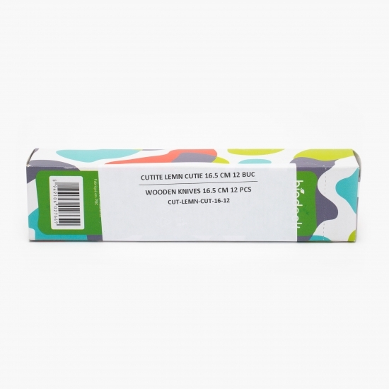 Cuțite lemn 16.5cm 12 buc
