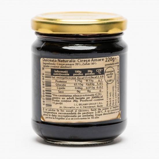 Dulceață de cireșe amare 220g