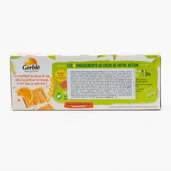 Biscuiți dietetici cu soia și portocale 280g