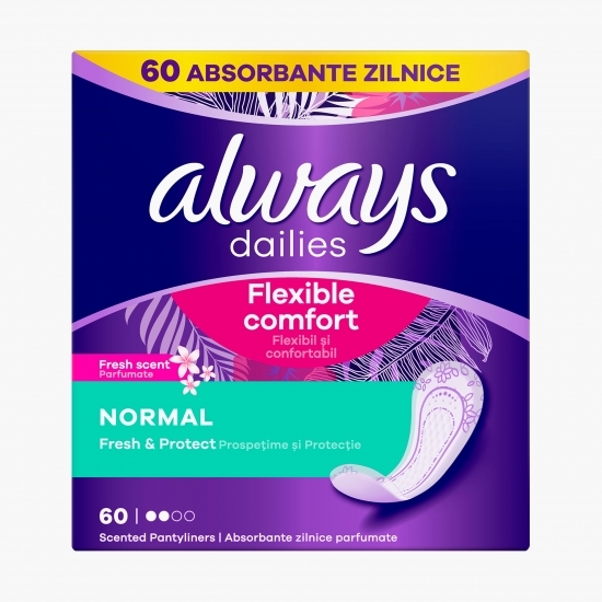 Absorbante zilnice Fresh&Protect normal 60 buc