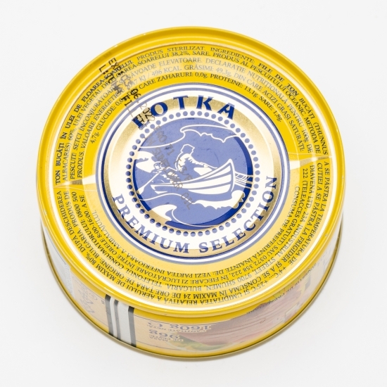 Ton bucăți în ulei de floarea-soarelui 160g