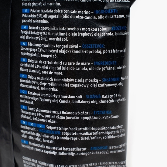 Chipsuri de cartofi dulci cu sare de mare 110g