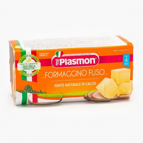 Piure omogenizat brânzică Formaggino, +4 luni, 2x80g