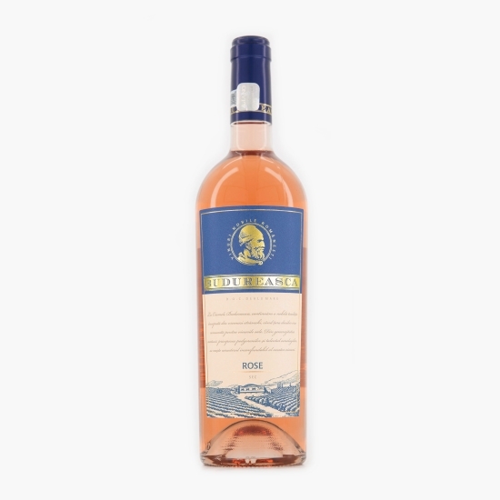 Vin rose sec Fetească Neagră & Shiraz, 12.5%, 0.75l