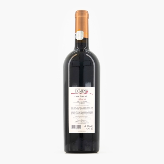 Vin roșu sec Fetească Neagră, 13%, 0.75l