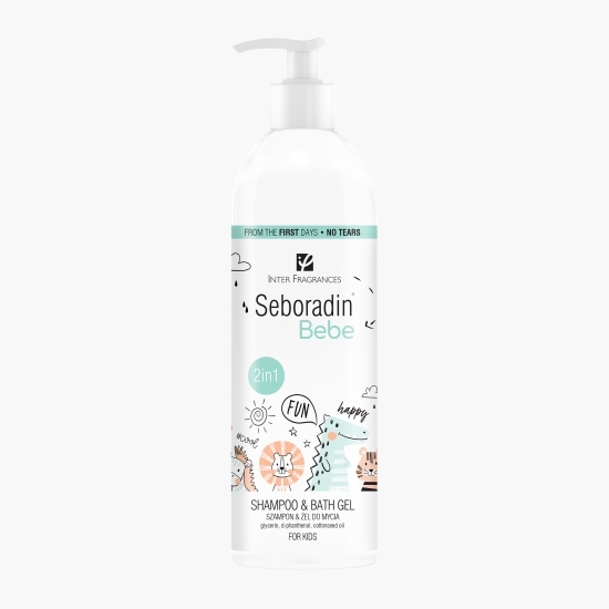 Șampon și gel de duș 2 în 1 Bebe 0.5l