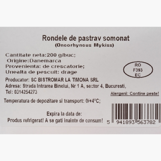Rondea de păstrăv somonat 200g