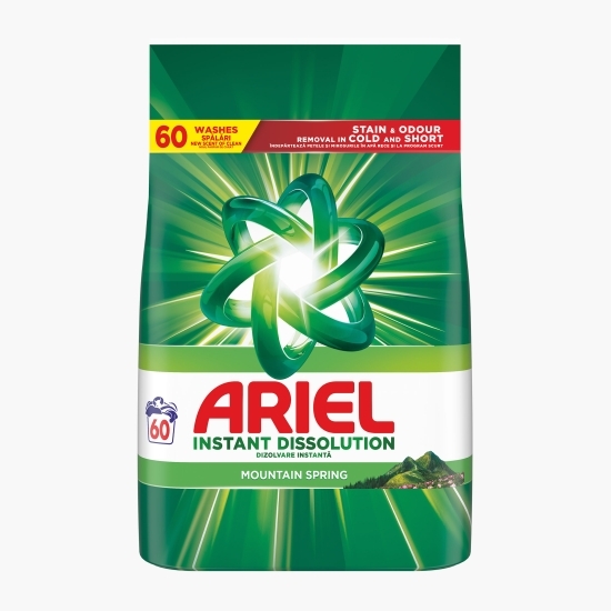 Detergent de rufe pudră Mountain Spring 60 spălări, 3.9kg