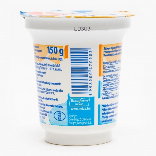Iaurt natur fără lactoză, 3.6% grăsime 150g