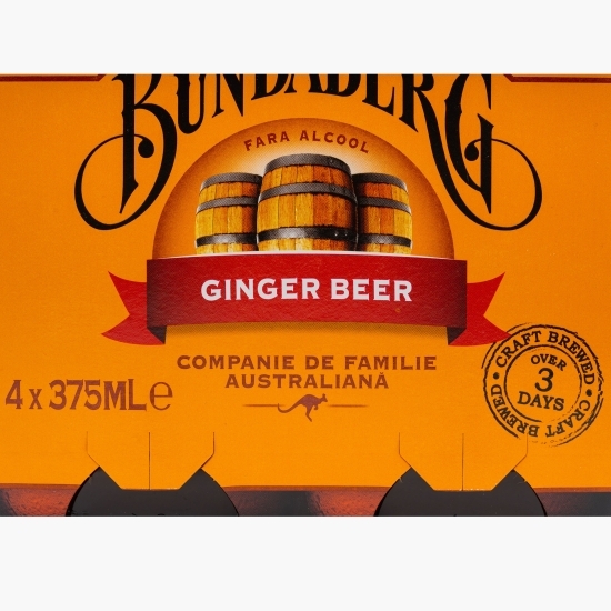 Bere cu ghimbir, fără alcool, 4x0.375l