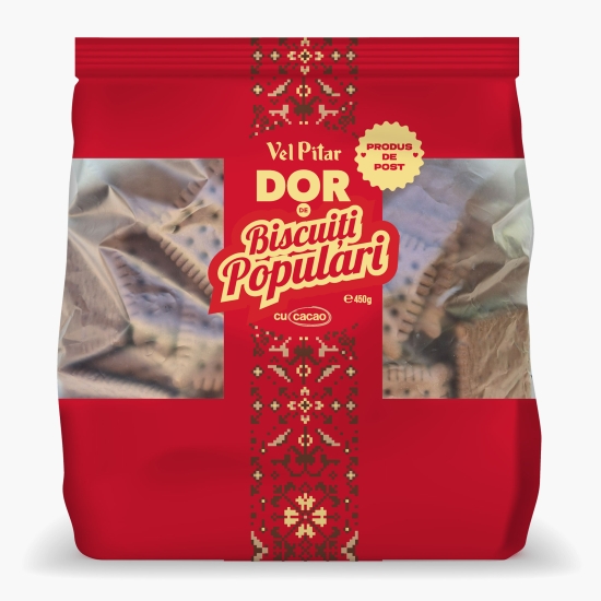 Biscuiți populari cu cacao 450g