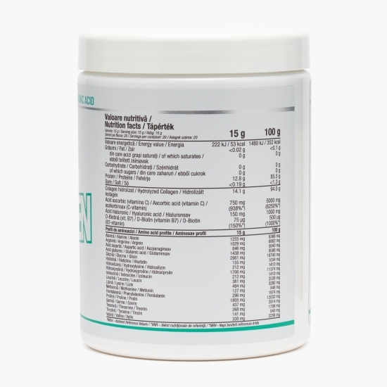 Peptide de colagen cu acid hialuronic Natur, 300g