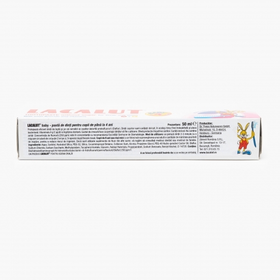 Pastă de dinți pentru copii cu fluor, 4 ani Baby 50ml