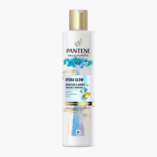 Șampon  Pro-V Miracles Hydra Glow, pentru păr uscat și deshidratat, 0.26l