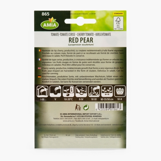 Semințe de tomate Red Pear 0.3g