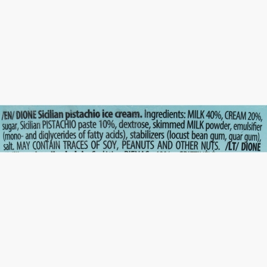 Înghețată cu fistic sicilian 475ml (376g)