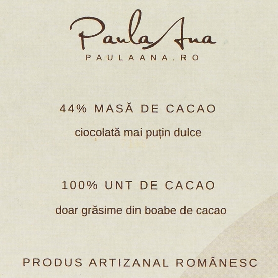 Ciocolată 44% cu alune și merișor 120g