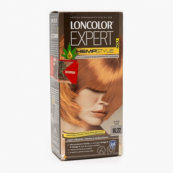 Vopsea permanentă pentru păr Expert Hempstyle 10.22 blond roze 100ml