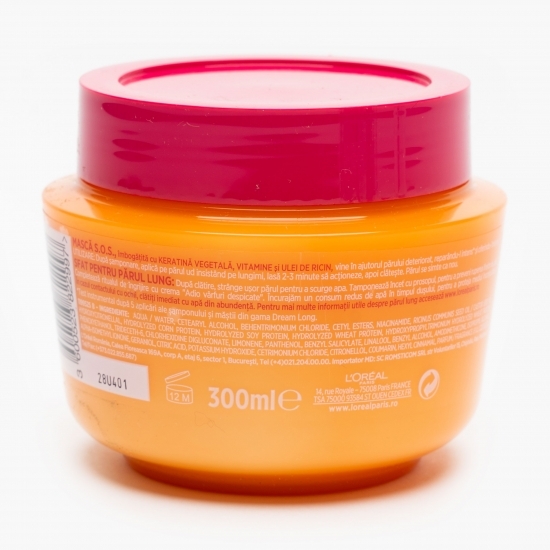 Mască pentru păr lung, degradat, Dream Long, 300ml