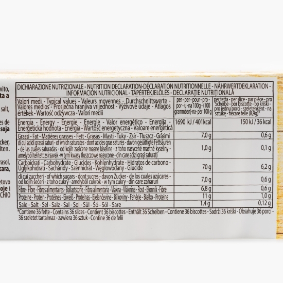 Toast integral Fette Biscottate 320g