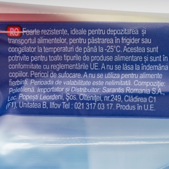 Pungi pentru congelator 3l 50 buc