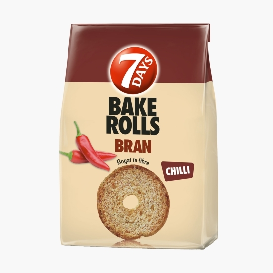 Bake Rolls rondele crocante cu tărâțe și chili 80g