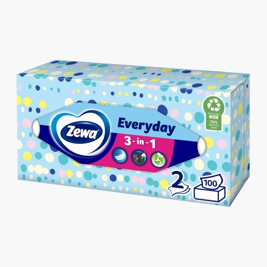 Șervețele faciale Everyday 2 straturi, 100 buc