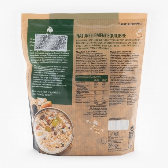 Musli eco tradițional cu 30% conținut de fructe 500g