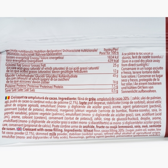 Croissant cu cremă de cacao 80g