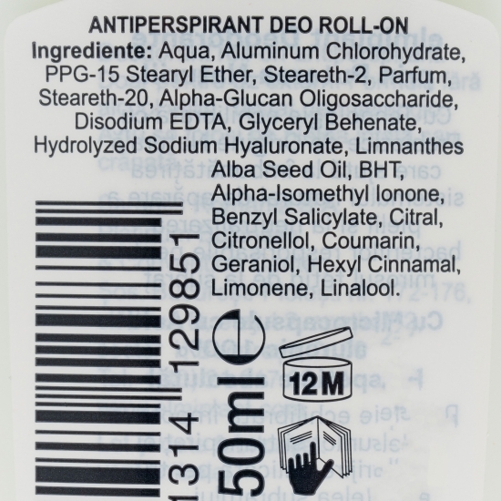 Antiperspirant roll-on Hyaluronic 50ml