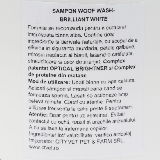 Șampon pentru blană albă 709ml