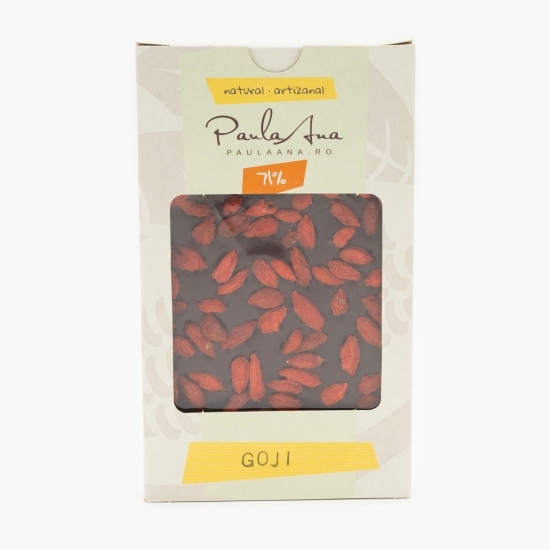 Ciocolată 71% cu goji 110g