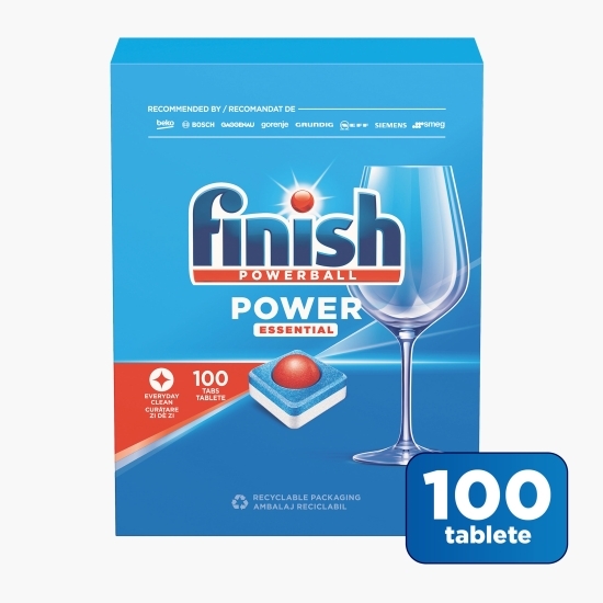 Detergent capsule pentru mașina de spălat vase Power Essential, 100 spălări