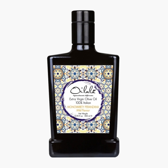 Ulei de măsline extravirgin monovarietal Peranzana King Altamura, 100% italian, 0.5l