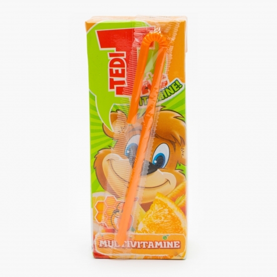 Suc de morcovi, mere, portocale, banane şi lămâi 0.2l
