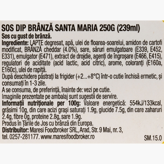 Sos DIP brânză 250g
